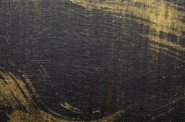 abstract art background black and gold