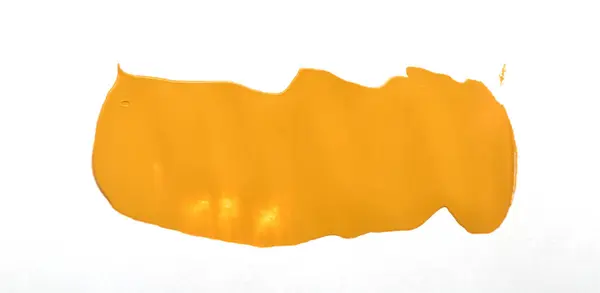 Beyaz üzerine sarı bir tondaki boya lekelerinin basit arkaplanı