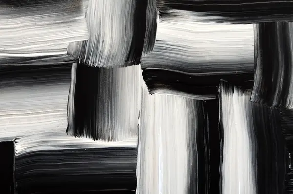 Fırça darbelerinin basit siyah beyaz arkaplanı