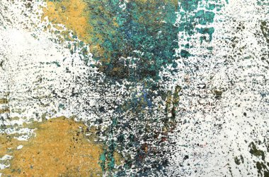 Beyaz kağıttaki boya lekelerinin basit arkaplanı