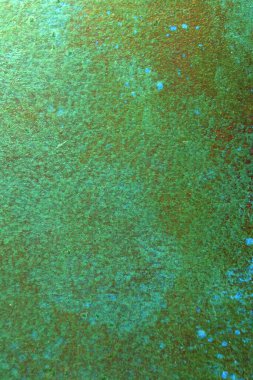 Parlak yeşil ve mavi noktalı soyut sanat arka planı