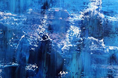 Mavi ve siyah olarak soyut sanat arkaplanı