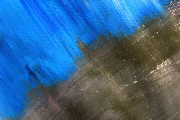 fırça darbeleriyle altın ve mavi arkaplan