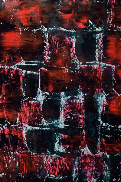 Soyut sanat arka planı koyu yeşil ile kırmızı