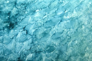 Mavi çizgilerin soyut sanat arkaplanı