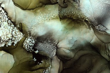 Zeytin siyahı renklerde soyut sanat arkaplanı