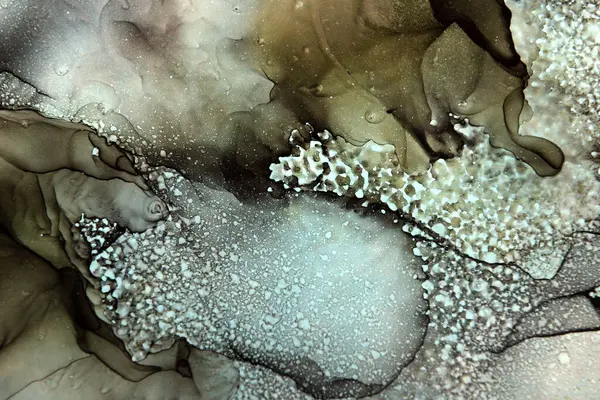 Zeytin siyahı renklerde soyut sanat arkaplanı