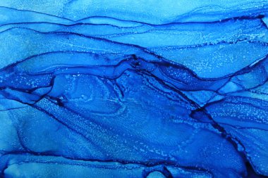 Deniz temalı mavi çizgili sanat arka planı