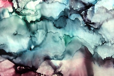 çok renkli mürekkep lekelerinin sanat arkaplanı