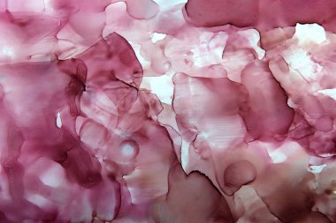 pembe renkli mürekkep lekelerinin sanat arkaplanı