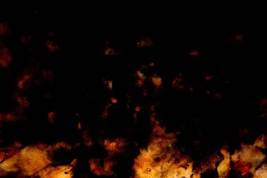 koyu renk sanat arka planı turuncu renkte ve ateş temalı