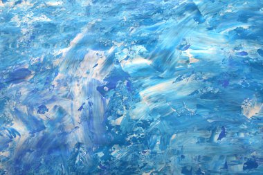 fırça darbeleriyle mavi ve beyaz arkaplan