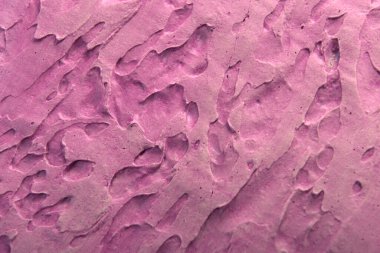 Dekoratif alçıdan yapılmış pembe arkaplan