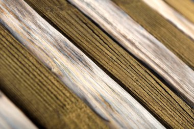 Beyaz ve altın renkli eski ahşap tahtalardan arka plan