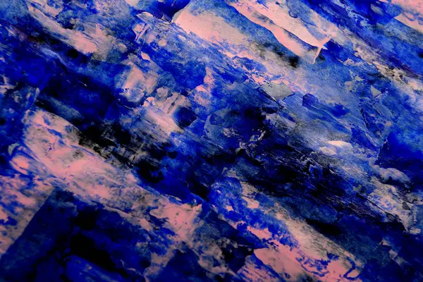 Mavi pembe fırça darbelerinin soyut arkaplanı