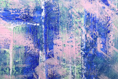 fırça darbelerinin mavi yeşil arkaplan