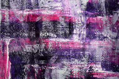 Mor fırça darbelerinin kirli sanat arkaplanı