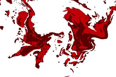 Kırmızı kaotik noktaların arkaplanı