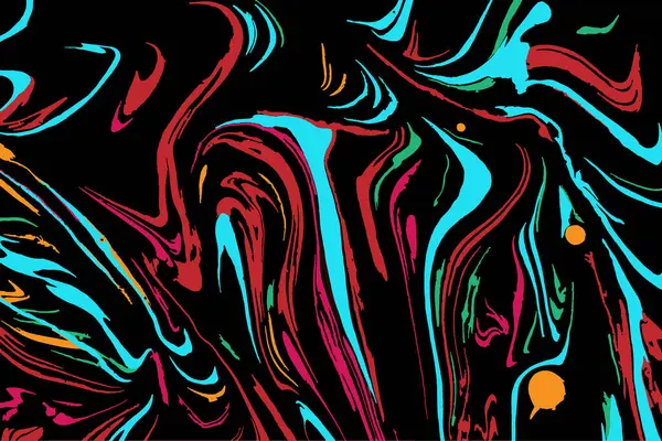 Dalgalı desenli soyut çok renkli arkaplan