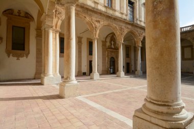 The Jesuit college in Mazara  with the cloister and the church of Sant'Ignazio is an important complex located in Piazza Plebiscito in the historic center of the city