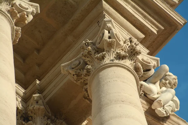 Siracusa Città Siciliana Dove Nacque Archimede Cattedrale Marmo Bianco Stile — Foto Stock