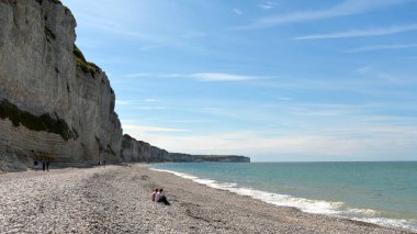  Fcamp is in Normandy and overlooks the English Channel. It is a major resort on the Alabaster Coast. Charming location often featured in George Simenon's novels. clipart