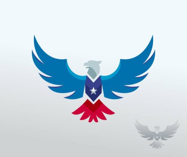 American Eagle logosu Simge Arkaplanı hisse senedi çizimi yaratıcı tasarım