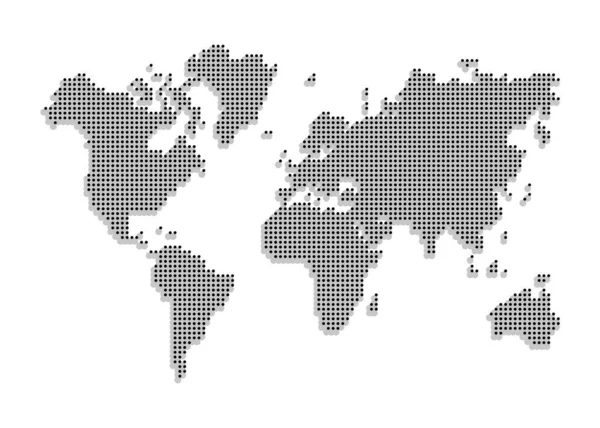 Иллюстрация Векторных Карт Мира — стоковый вектор