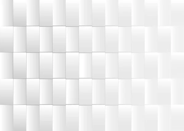 Vector Rectangle Blocks Conceptual Tech White Abstract Background 화이트 와이드 — 스톡 벡터
