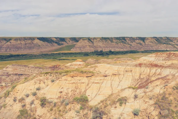 stock image Landscape of the Badlands of Drumheller, Alberta, Canada