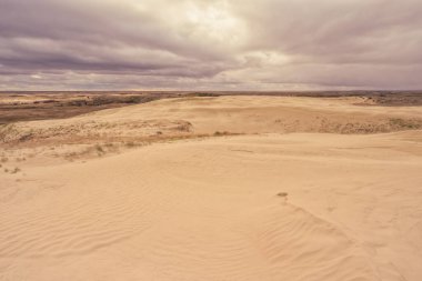 Great Sandhills Ekolojik Rezervi, Saskatchewan, Alberta 'da Dramatik Gökyüzü