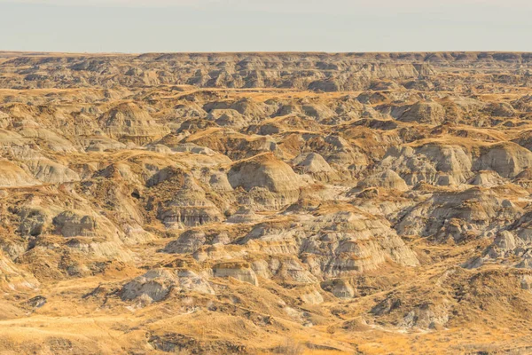 Desolate Landscape Alberta Dinosaur Provincial Park Alberta Canada — Stock Photo, Image