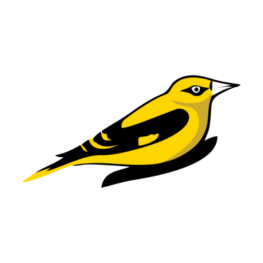 Beyaz arkaplanda mavi balık illüstrasyonu