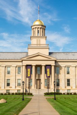Iowa City, Iowa 'daki eski Capitol Binası ve Müzesi, ABD.