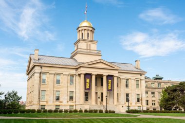 Iowa City, Iowa 'daki eski Capitol Binası ve Müzesi, ABD.