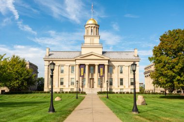 Iowa City, Iowa 'daki eski Capitol Binası ve Müzesi, ABD.