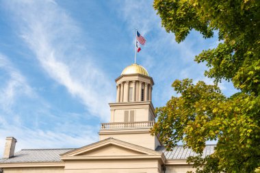 Iowa City, Iowa 'daki eski Capitol Binası ve Müzesi, ABD.