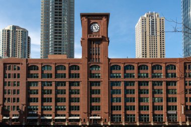 Chicago, Illinois - 6 Nisan 2025: Tarihi Reid Murdoch Binası, 1914 'te Chicago, Illinois, ABD' de inşa edildi..