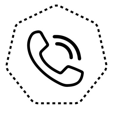 Kullanıcı Arayüzü, Broşür, El ilanları, Bilgi Grafikleri için Telefon Simgesi