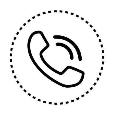 Kullanıcı Arayüzü, Broşür, El ilanları, Bilgi Grafikleri için Telefon Simgesi