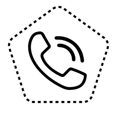 Kullanıcı Arayüzü, Broşür, El ilanları, Bilgi Grafikleri için Telefon Simgesi