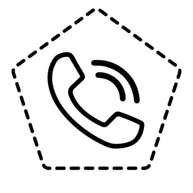 Kullanıcı Arayüzü, Broşür, El ilanları, Bilgi Grafikleri için Telefon Simgesi