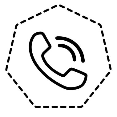 Kullanıcı Arayüzü, Broşür, El ilanları, Bilgi Grafikleri için Telefon Simgesi