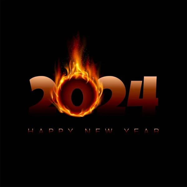 2024 Typhography Design Fire Stock Vector by ©ricovic0508 691986776