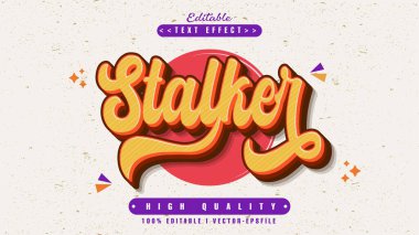 Düzenlenebilir el yazısı takipçi metni efekti. Typhography logosu