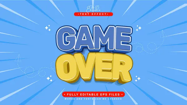 Düzenlenebilir oyun aşırı metin efekti. Typhography logosu