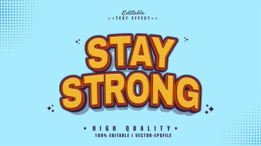 düzenlenebilir güçlü metin efekti