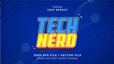 düzenlenebilir teknoloji ineği metin efekti