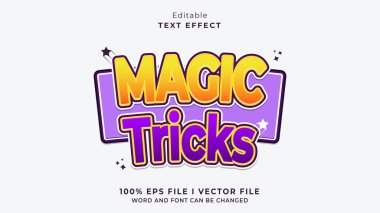 sihirbazlık numaraları stiker biçimi metin efekti