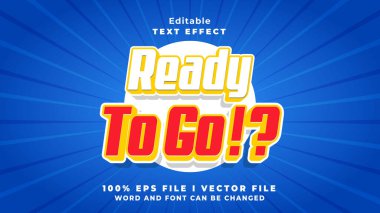 düzenlenebilir metin efektine hazır